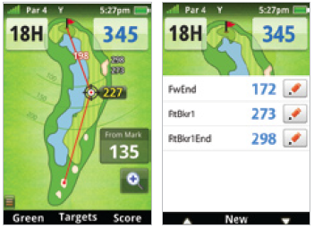 GolfBuddy World - Target View